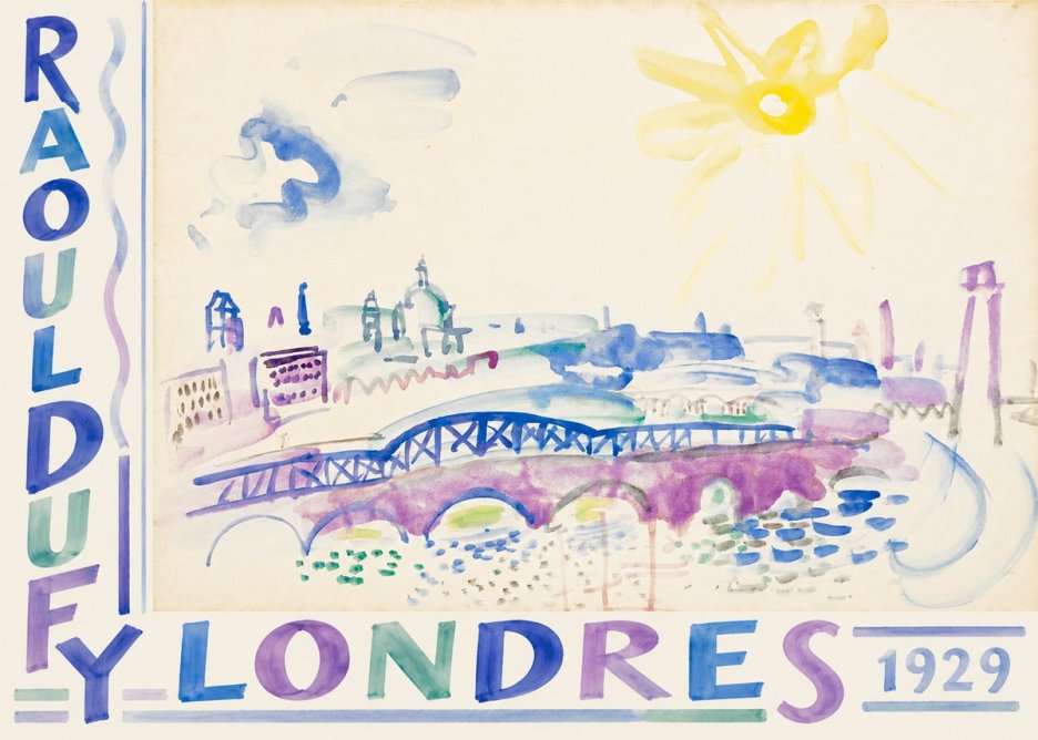 Raoul Dufy Londres - 1929 No5 - Juliste