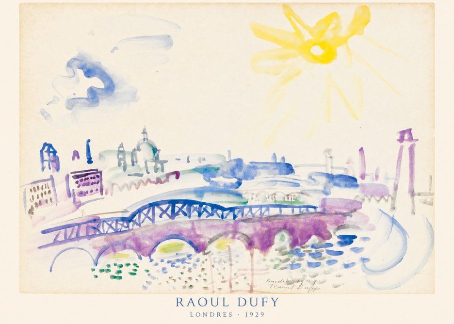 Raoul Dufy Londres - 1929 No6 - Juliste