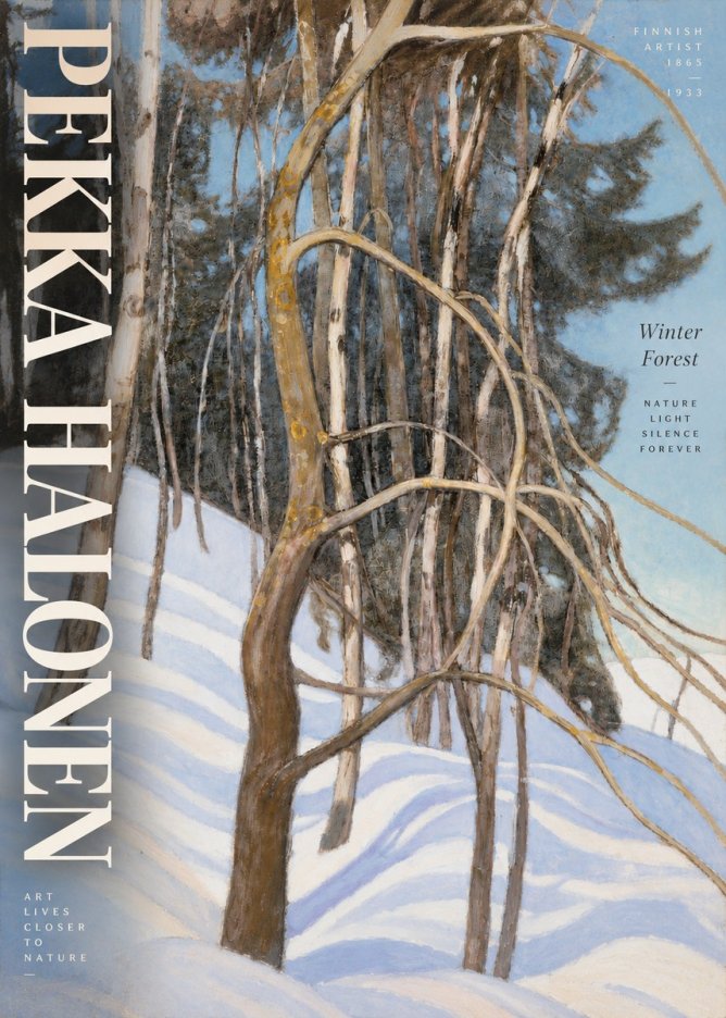 Pekka Halonen Winter Forest III No2 - Juliste