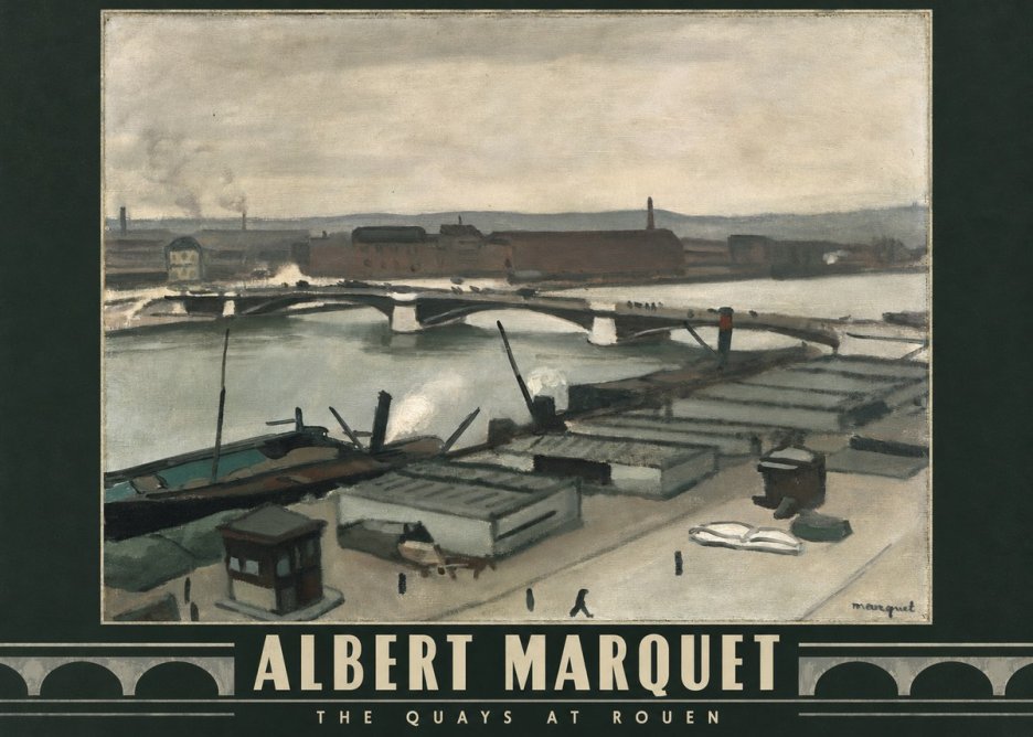 Albert Marquet The Quays at Rouen No4 - Juliste