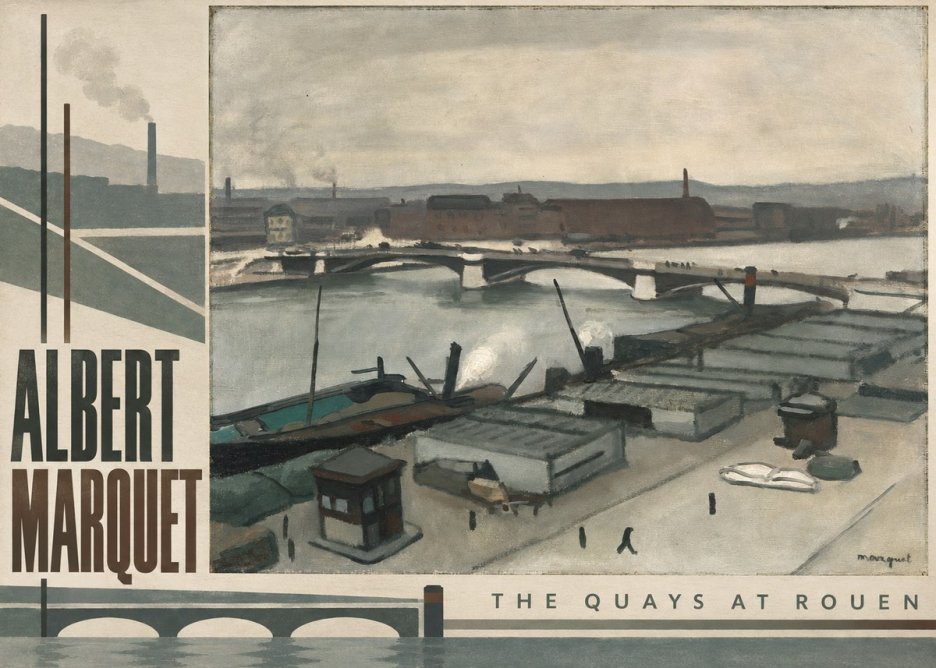 Albert Marquet The Quays at Rouen No5 - Juliste