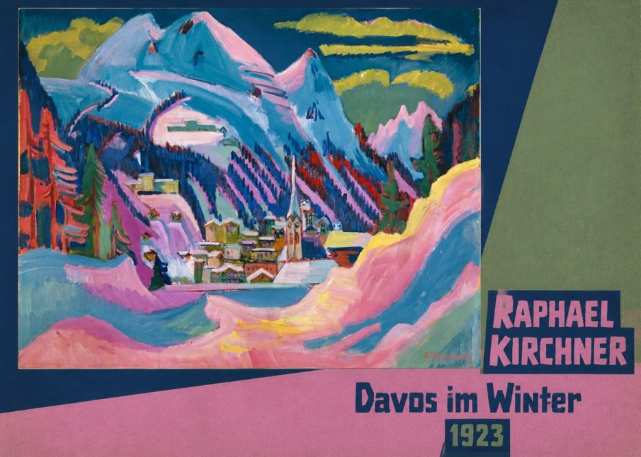 Raphael Kirchner Davos Im Winter No3 - Juliste