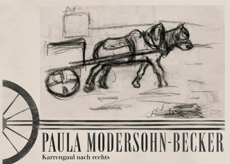 Paula Modersohn-Becker Karrengaul Nach Rechts No6 - Juliste