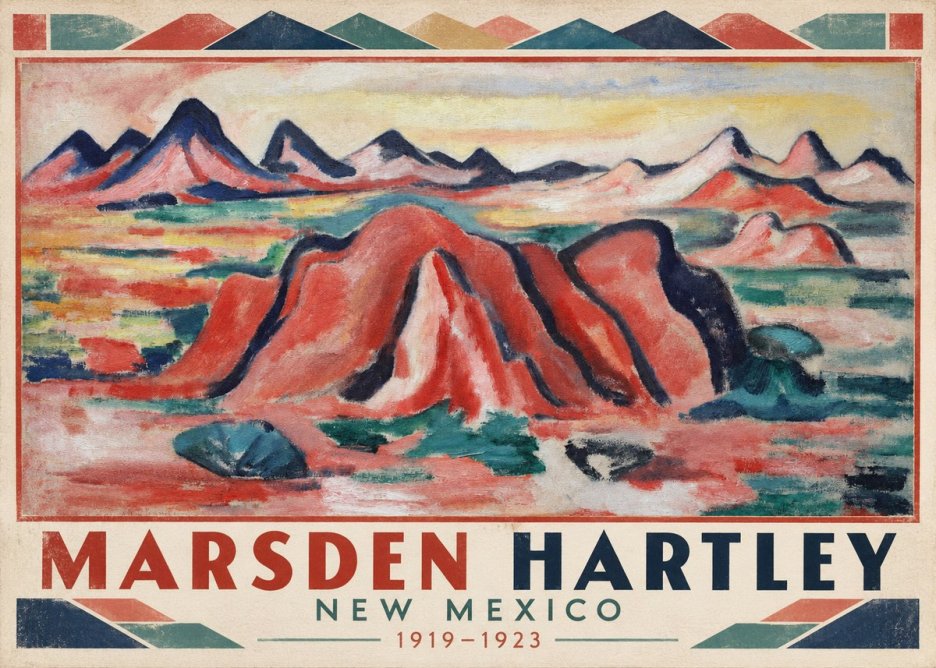 Marsden Hartley New Mexico No1 - Juliste