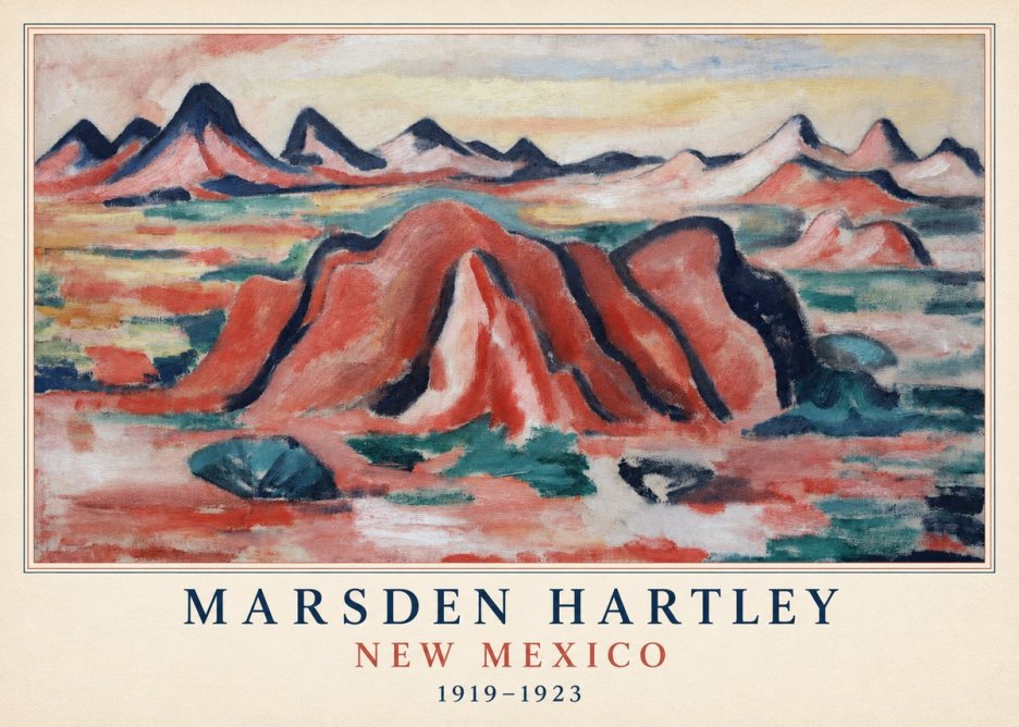 Marsden Hartley New Mexico No3 - Juliste