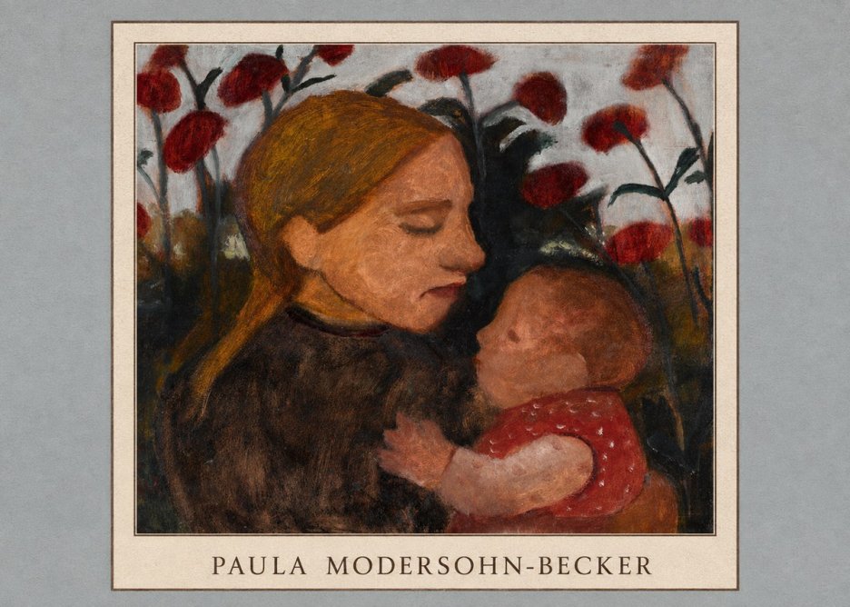 Paula Modersohn-Becker Mother and Child No4 - Juliste