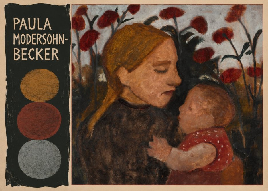 Paula Modersohn-Becker Mother and Child No5 - Juliste