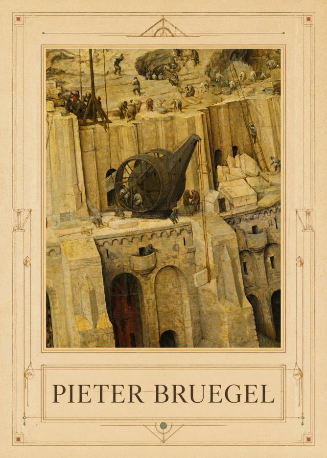 Pieter Bruegel The Tower of Babel VII No1 - Juliste