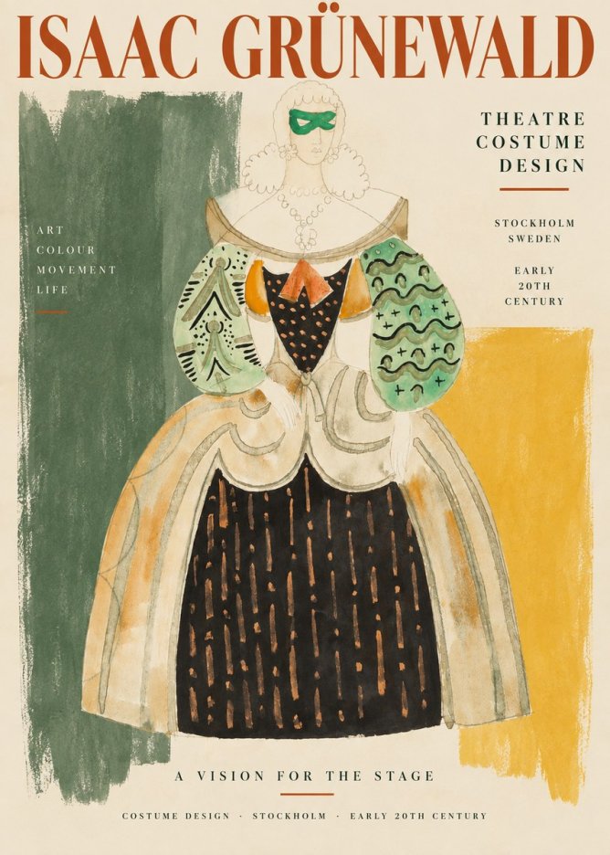 Isaac Grünewald Costume for the Theatre No3 - Juliste