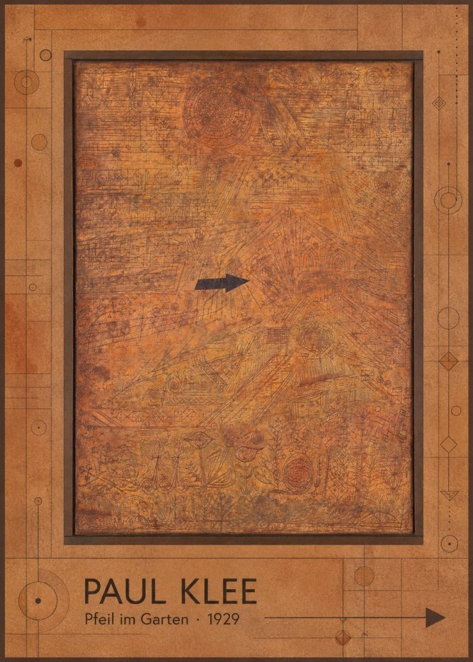 Paul Klee Pfeil Im Garten No1 - Juliste