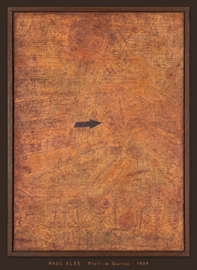 Paul Klee Pfeil Im Garten No4 - Juliste