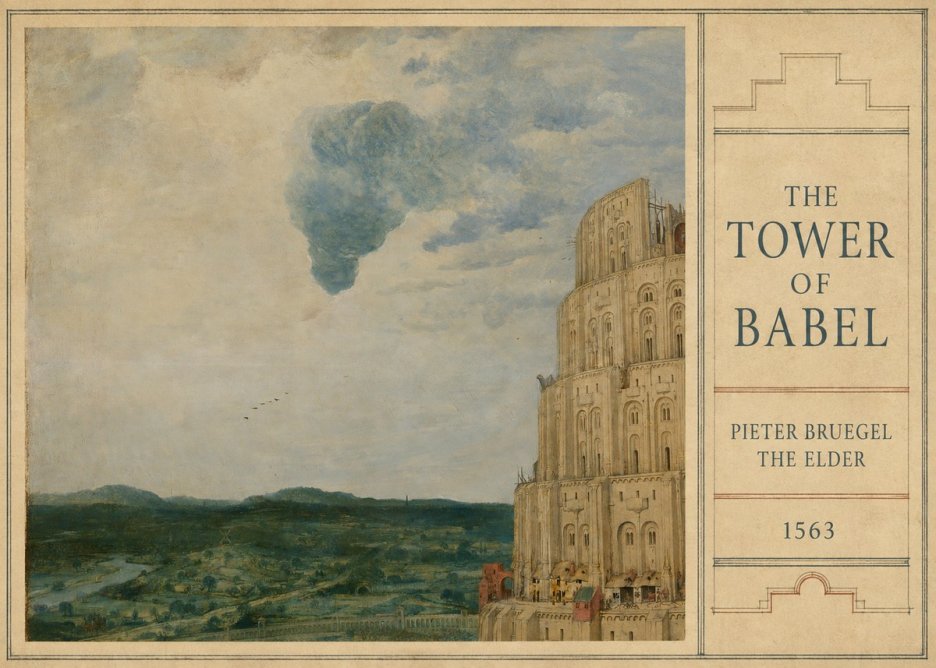 Pieter Bruegel The Tower of Babel VIII No3 - Juliste