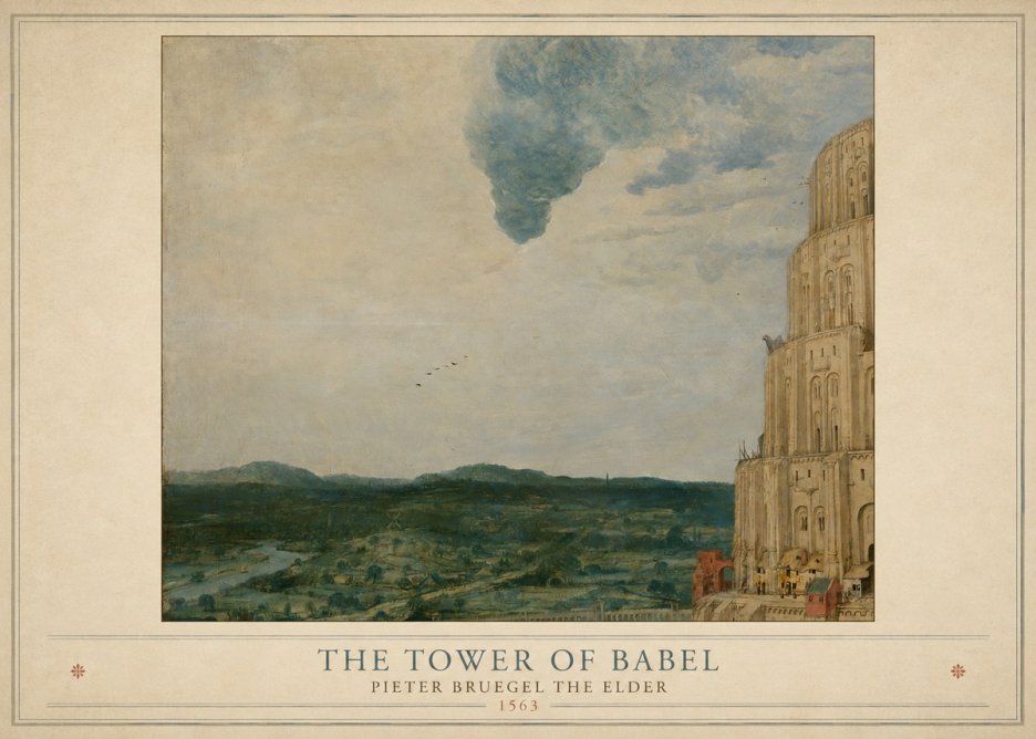 Pieter Bruegel The Tower of Babel VIII No4 - Juliste