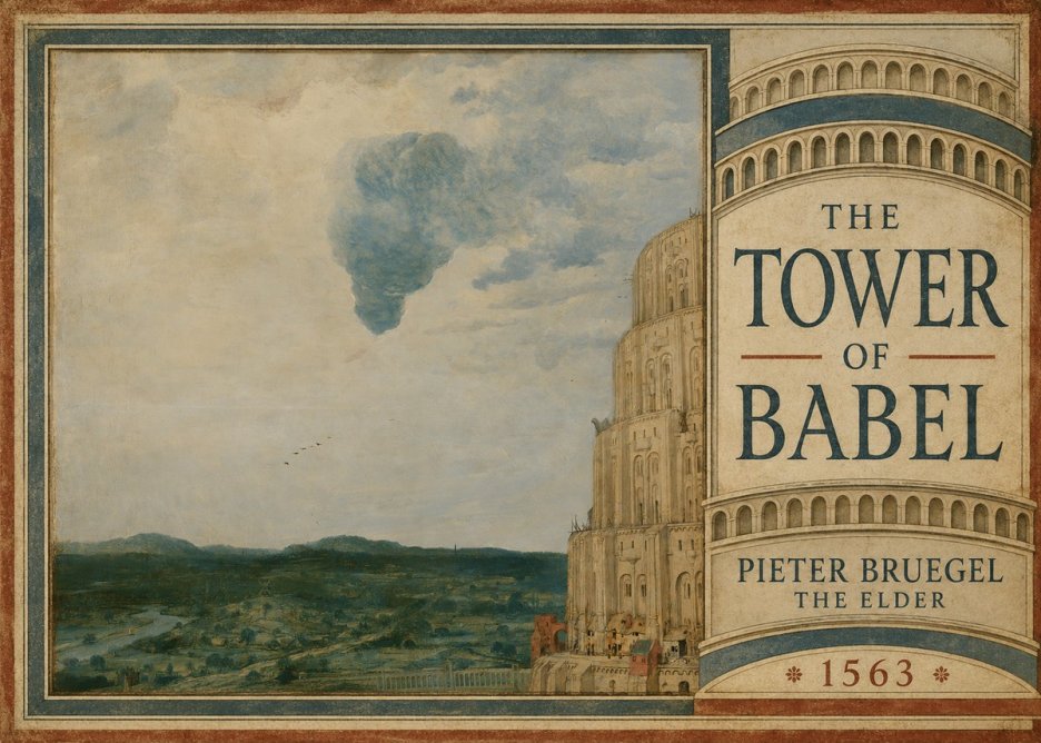 Pieter Bruegel The Tower of Babel VIII No5 - Juliste