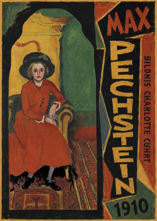 Max Pechstein Bildnis Charlotte Cuhrt No2 - Juliste