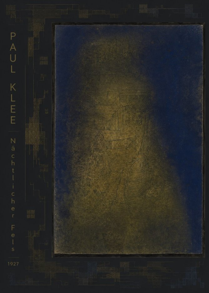 Paul Klee Nächtlicher Fels No4 - Juliste