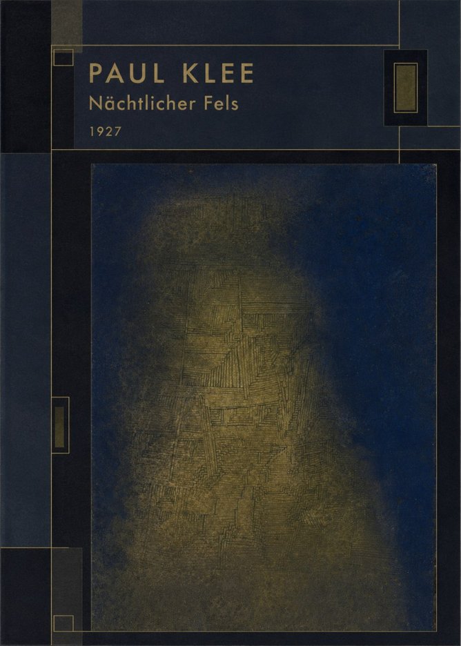 Paul Klee Nächtlicher Fels No5 - Juliste