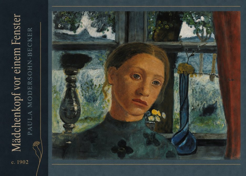 Paula Modersohn-Becker Mädchenkopf Vor Einem Fenster No2 - Juliste