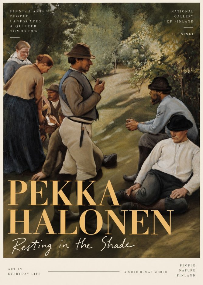 Pekka Halonen Resting in the Shade No5 - Juliste