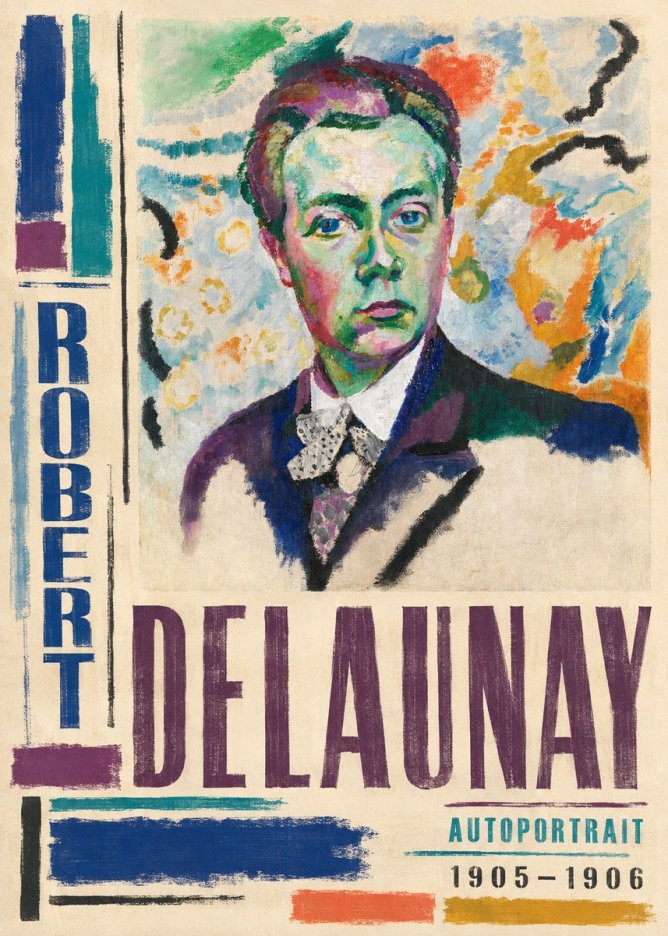 Robert Delaunay Autoportrait No4 - Juliste