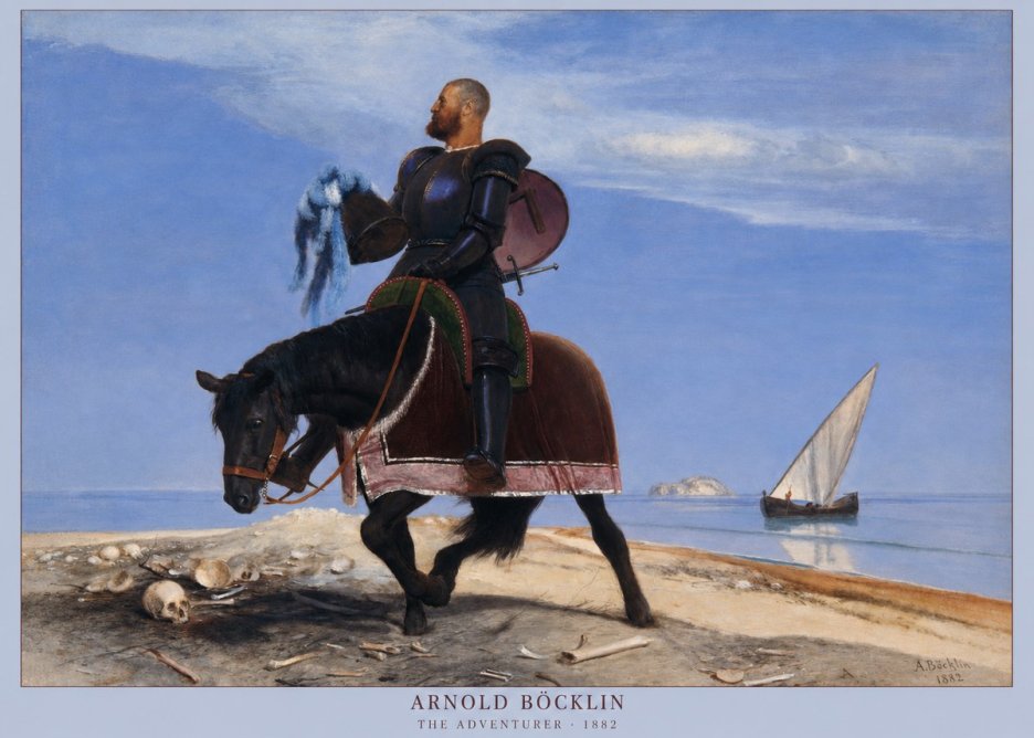 Arnold Böcklin The Adventurer No2 - Juliste