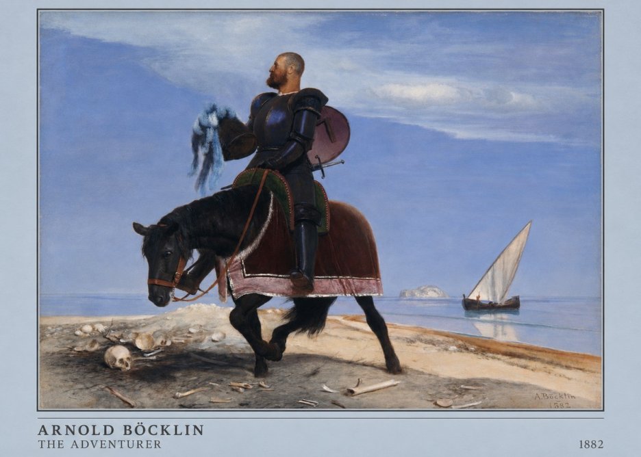 Arnold Böcklin The Adventurer No4 - Juliste