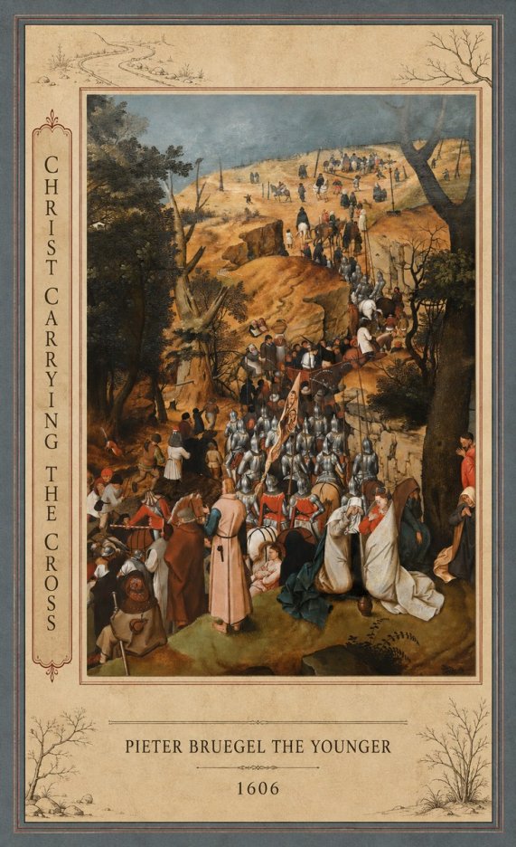 Pieter Bruegel Christ Carrying the Cross I No3 - Juliste