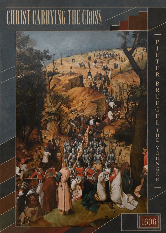 Pieter Bruegel Christ Carrying the Cross I No6 - Juliste