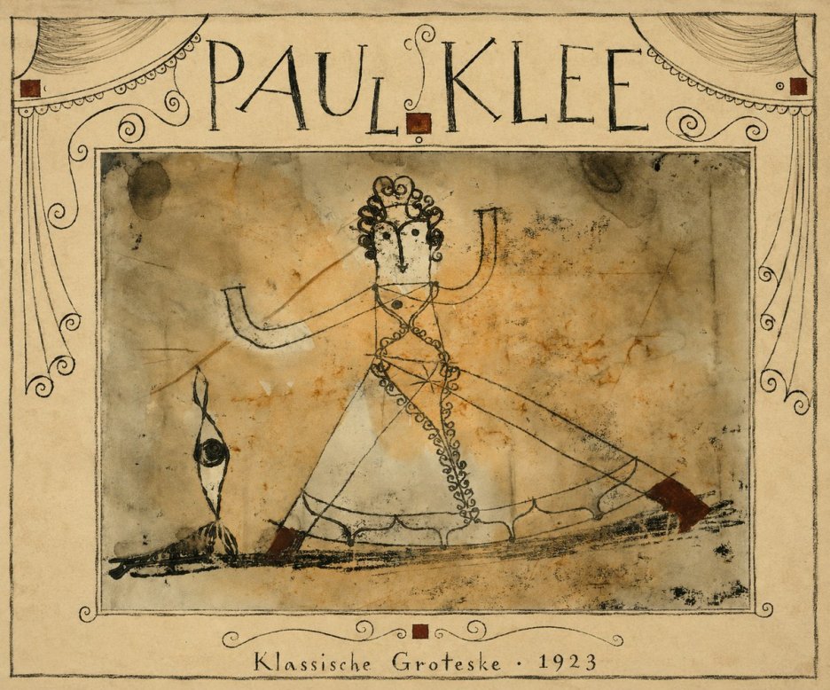Paul Klee Klassische Groteske No6 - Juliste