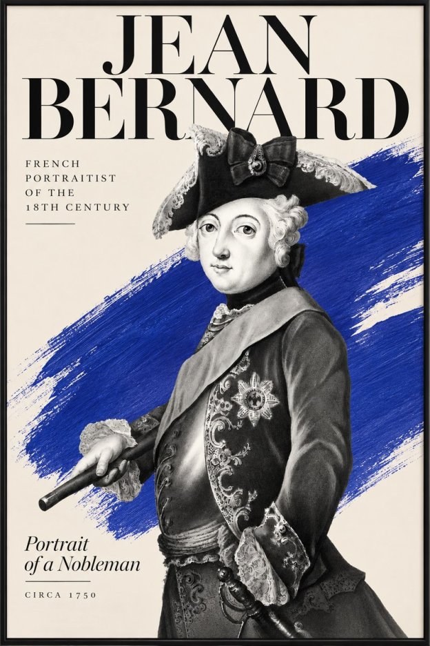 Jean Bernard Portrait of a Young Nobleman No6 - Juliste