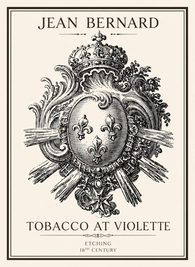 Jean Bernard Tobacco at Violette No1 - Juliste