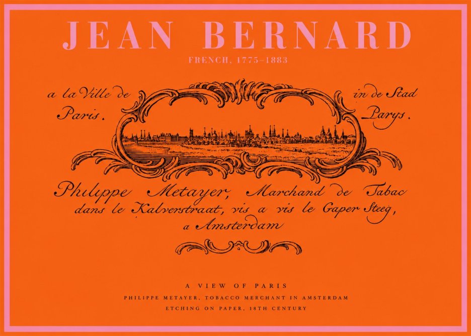 Jean Bernard A View of Paris No2 - Juliste