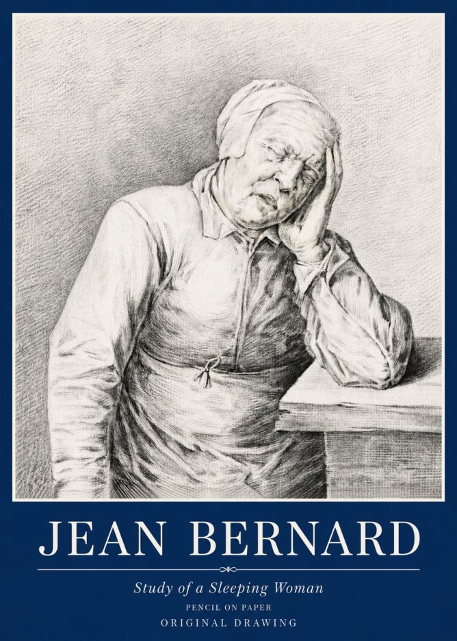Jean Bernard Resting No6 - Juliste