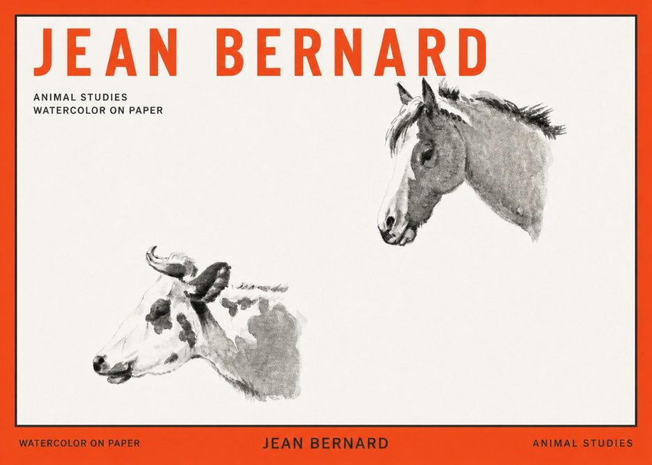 Jean Bernard Animal Studies No3 - Juliste