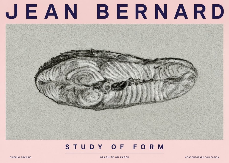 Jean Bernard Study of Form I No3 - Juliste