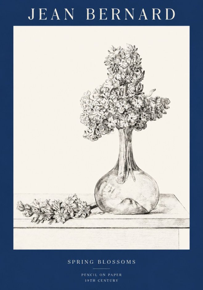 Jean Bernard Spring Blossoms No1 - Juliste