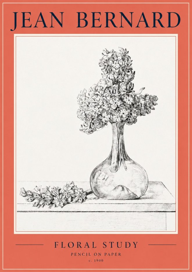Jean Bernard Spring Blossoms No3 - Juliste