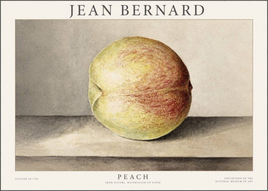 Jean Bernard Peach No1 - Juliste