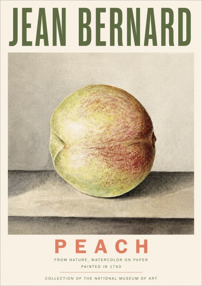 Jean Bernard Peach No5 - Juliste