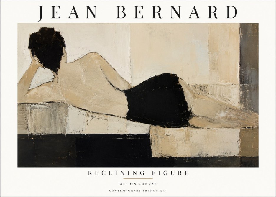 Jean Bernard Study of a Horse VIII No3 - Juliste