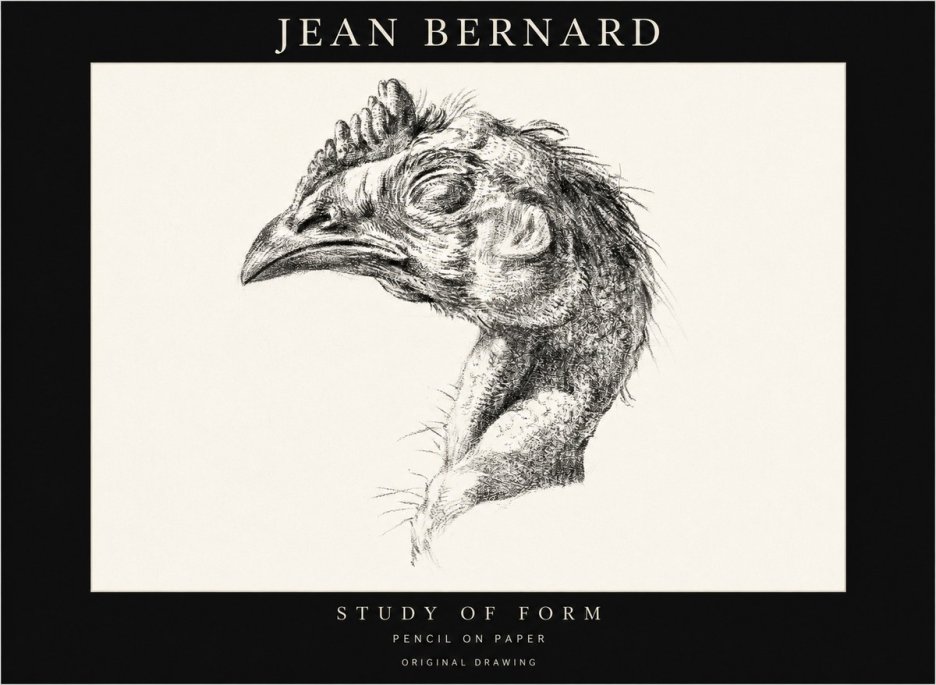 Jean Bernard Study of Form II No1 - Juliste