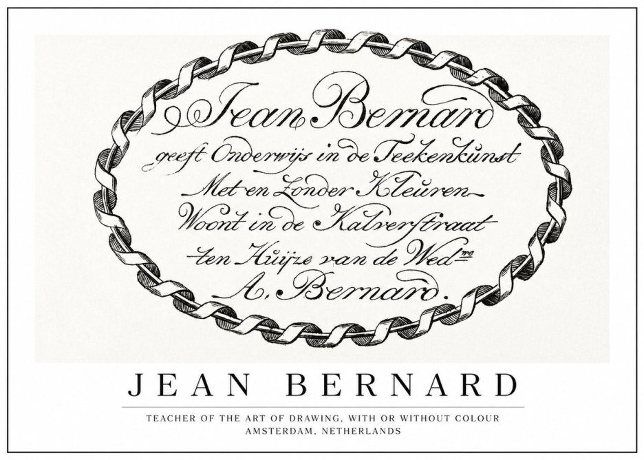 Jean Bernard Jean Bernard - Teacher of the Art of Drawing No1 - Juliste