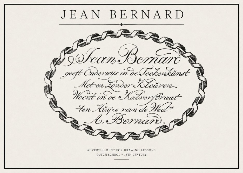 Jean Bernard Jean Bernard - Teacher of the Art of Drawing No2 - Juliste
