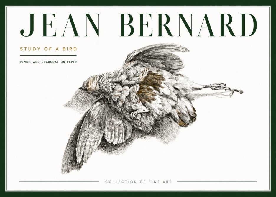 Jean Bernard Study of a Bird III No4 - Juliste