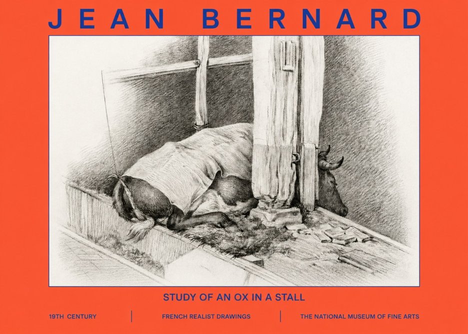 Jean Bernard The Resting Ox No6 - Juliste