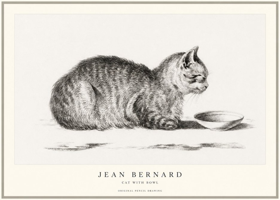 Jean Bernard The Cat No2 - Juliste