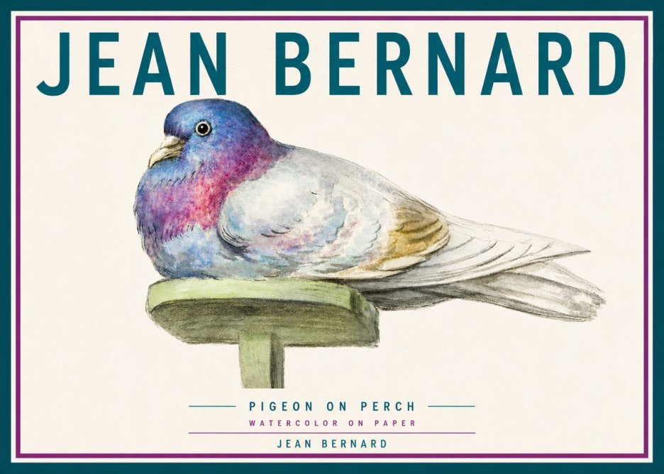 Jean Bernard Pigeon on Perch No6 - Juliste