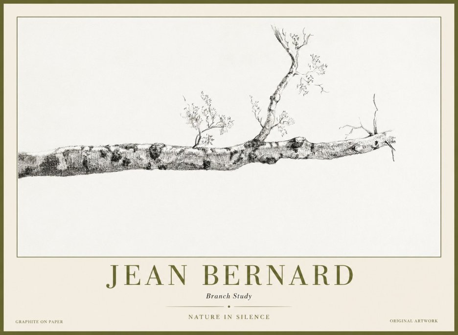 Jean Bernard Tree Branch Study No2 - Juliste