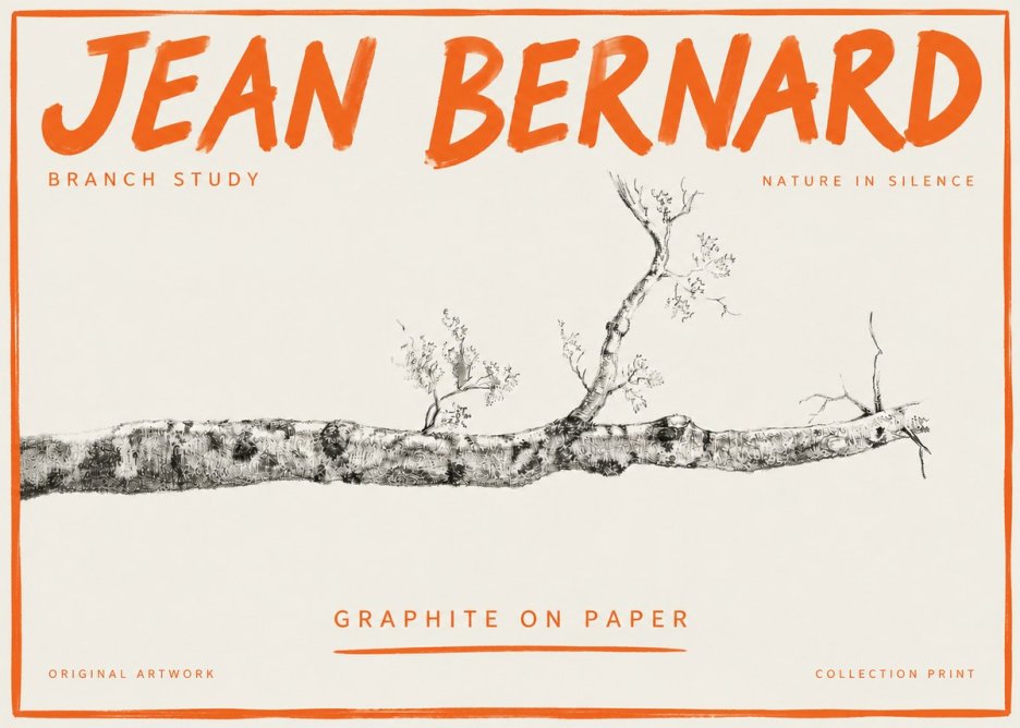 Jean Bernard Tree Branch Study No5 - Juliste