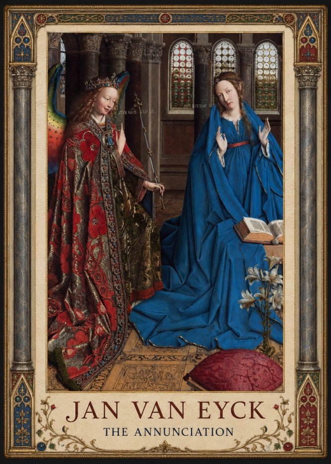 Jan van Eyck The Annunciation I No1 - Juliste